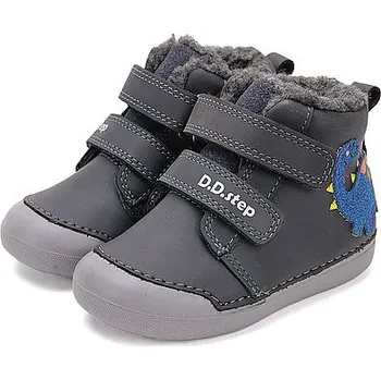 Chlapecká zimní obuv D.D.STEP chlapecká zimní obuv W066-52525 tmavě modrá 24