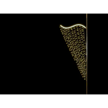 Vánoční světelná dekorace Vánoční dekorace na sloupy VO Ornament 8, 200 cm Barva: Teplá bílá