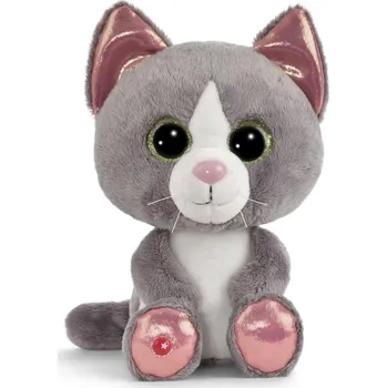 plyšák NICI Glubschis plyš Kočka šedá Felinja 25cm, GREEN