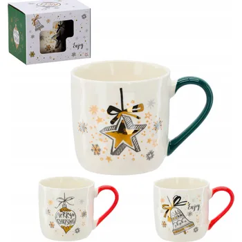 Porcelánový hrnek 320 ml vánoční motivy – výběr vzorů dárková sada