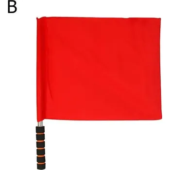 Vlajka Barevná vlajka pro fotbalové rozhodčí | sportovní potřeby - červený