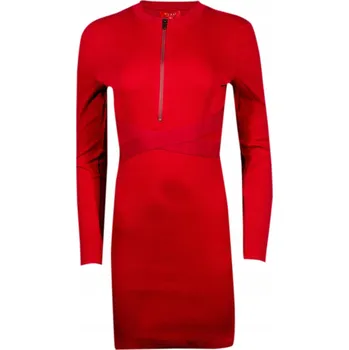 Dámské šaty Guess šaty s úpletem před kolenem, velikost M