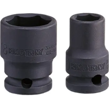 Gola hlavice Hlavice nástrčná rázová King Tony 3/8 CrMo 6 hranná, 11 mm 353511M
