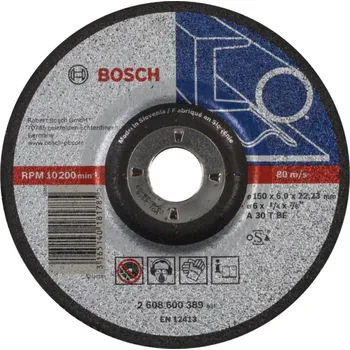 Brusný kotouč Hrubovací kotouč profilovaný Bosch Expert for Metal - A 30 T BF 150x6 mm 2608600389