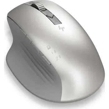 Stolní počítač HP 930 Creator Bezdrátová myš - stříbrná Ergonomická bezdrátová myš pro tvůrce od HP – 7 programovatelných tlačítek, až 3 zařízení současně, výdrž 12 týdnů a přesný PixArt senzor pro práci i zábavu.