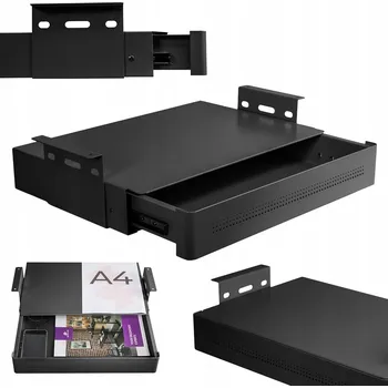 Jídelní stůl Obdélníkový stůl Spacetronik 48 x 30 x 11 cm černý