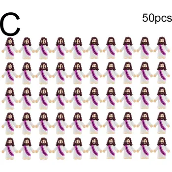 Velikonoční dekorace Mini figurka Ježíše barevná | velikonoční dekorace 50 ks - C