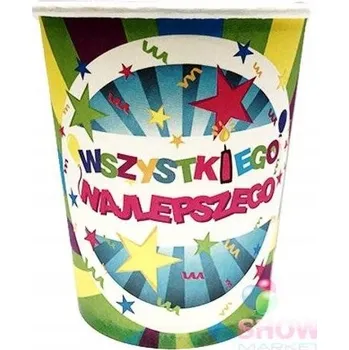 Jednorázové nádobí Papírové Kelímky k narozeninám (10 ks )