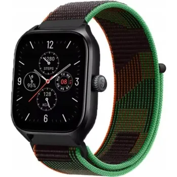 Řemínek na hodinky UNIVERZÁLNÍ NYLONOVÝ ŘEMÍNEK PRO CHYTRÉ HODINKY Z TKANINY NA SUCHÝ ZIP 20 MM