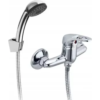 Vodovodní baterie Nástěnná sprchová baterie páková KFA Armatura Magnetyt stříbrná