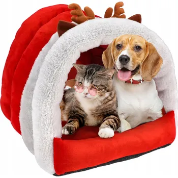 Pelíšek pro psa Jumi psí pelíšek černý 40 cm x 40 cm