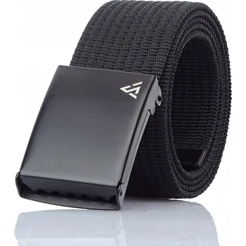 Opasek Unisex plátěný ČERNÝ Pásek Arius Krátký 135 cm