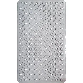 Sada koupelnových doplňků DuraHome Předložka protismyková Circle, světle šedá