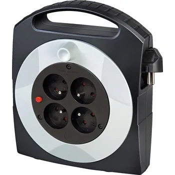 Napájecí kabel Prodlužovací Kabel navíjecí 10m 4 zásuvky lišta