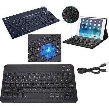 Klávesnice SUPER BEZDRÁTOVÁ Bluetooth klávesnice pro IOS ANDROID WINDOWS tablet