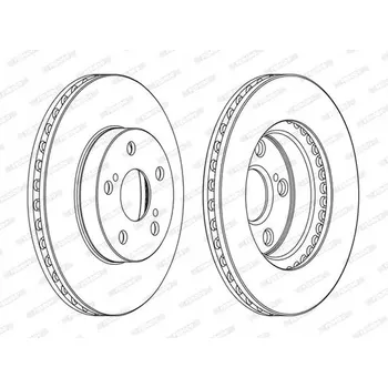 Brzdový kotouč Ferodo DDF1886C Brzdový kotouč