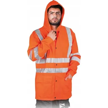Moto bunda Nepromokavá bunda s reflexními prvky REIS FLUO P vel. M