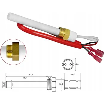 Zapalovač Zapalovač Pellas topné těleso pelet 230W keramické