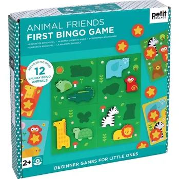 Petit Collage Moje první bingo hra Zvířecí přátelé
