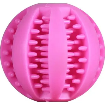 Hračka pro psa Gumový míček pro psy na pamlsky | hračka | doplněk - Růžový , S 5CM