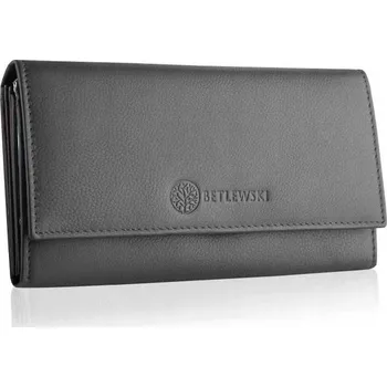 Betlewski peněženka z pravé kůže šedá - dámská
