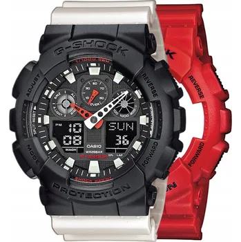 Hodinky Casio pánské hodinky SET GA-100B-4AER + BEZEL 10358741 + PASEK 10395227