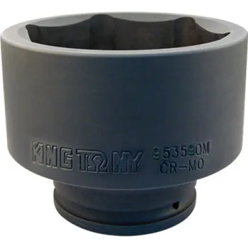 Gola hlavice Hlavice nástrčná rázová King Tony 1-1/2 CrMo 6 hranná, 34 mm 953534M