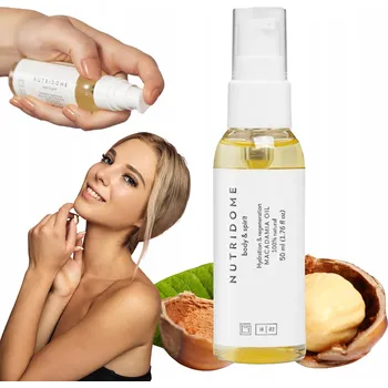 Vlasová regenerace Olej na vlasy Nutridome Makadamia k oplachování 50 ml