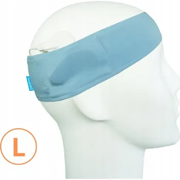 Sportovní pásek pro řečové procesory / implantáty - modrý - vel. L