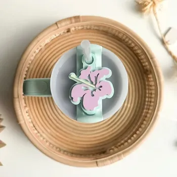 Květinový štítek na hrnek stanley | dekorace - 1