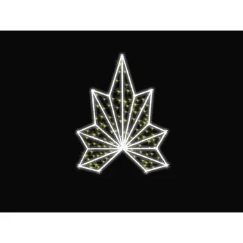 Vánoční dekorace Vánoční Ornament na špičku stromu 100 cm modrá