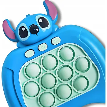 POP IT Elektronická hra POP IT STITCH – Antistresová hračka, svítí, MEGA zábava