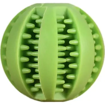 Hračka pro psa Gumový míček pro psy na pamlsky | hračka | doplněk - Zelený , S 5CM