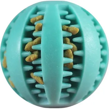 Hračka pro psa Gumový míček pro psy na pamlsky | hračka | doplněk - Světle modrá , M 6 cm