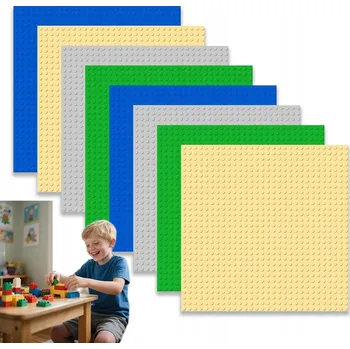 ostatní stavebnice STAVEBNÍ DESKA PRO KOSTKY 8KS 4 Barvy 32x32