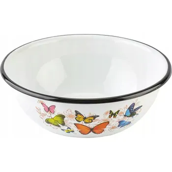 IGMAR SMALT miska smaltovaná 4 l motýli