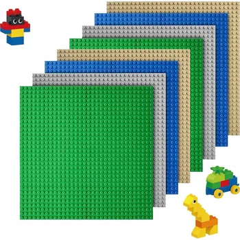 ostatní stavebnice 8 KUSŮ Velká STAVEBNÍ DESKA stavebnice hračka kreativní podložka 32x32