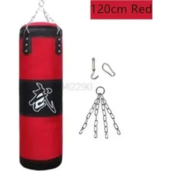 Boxovací pytel Boxovací pytel závěsný 120 cm | sportovní vybavení 4 ks - Červená 120 cm