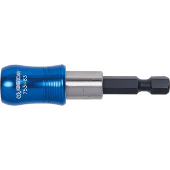 Bit Držák bitů magnetický rychloupínací 1/4, L 63 mm King Tony 753-63