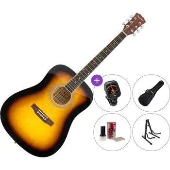 Akustická kytara Pasadena SG028 SET Vintage Sunburst Akustická kytara