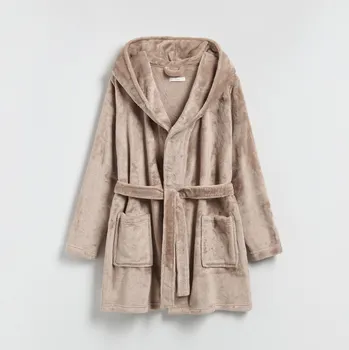 Dámské šaty Reserved - Župan s vázáním v pase - světle šedá - 226EY-09X - 226EY-09X-L_X