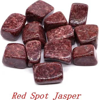 Přírodní kámen Žlutý leopard jaspis tromlovaný kámen | dekorace - Jaspis červenoskvrnitý , 200 g