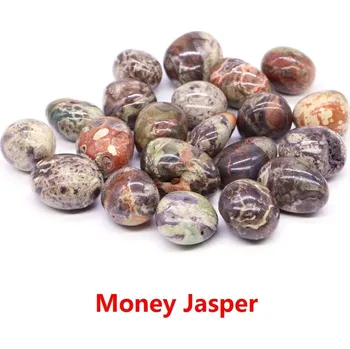 Přírodní kámen Leštěný přírodní křišťál | dekorace | minerál - Peníze Jasper , 50 g