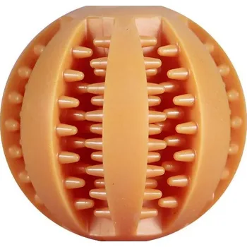 Hračka pro psa Gumový míček pro psy na pamlsky | hračka | doplněk - pomerančový , Délka 7 cm