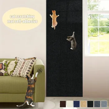 Kočičí škrabadlo samolepicí | ochrana nábytku - Černý , 30x100cm