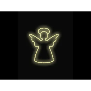 Vánoční světelná dekorace Vánoční Andílek, 50 x 40 cm Barva: Teplá bílá