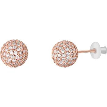 Oblečení a móda JVD Třpytivé pozlacené náušnice pecky SVLE01095XH2R000 + 2 měsíce na vrácení zboží