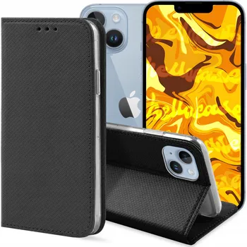 Pouzdro na mobilní telefon Hello Case Pouzdro klopou pro Apple iPhone 14 černé