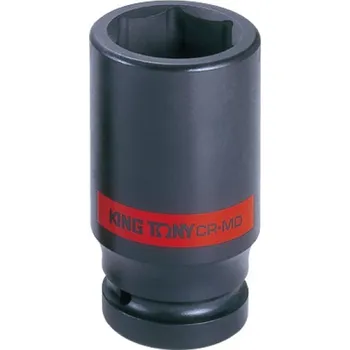 Gola hlavice Hlavice nástrčná rázová prodloužená King Tony 1 CrMo 6 hranná, 1-7/8 mm 843560S