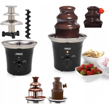 Zabezpečení domácnosti Čokoládová Fontána Princess černá 70 W